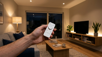 Wohnzimmer dimmen & steuern: Dimmer, Fernbedienung & Smart Home