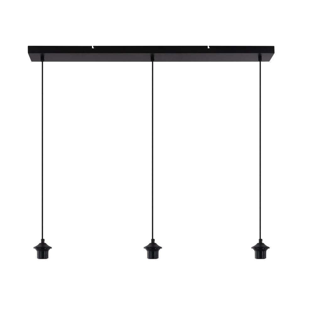 Pendelleuchte Balk 3-flammig E27 – 100 cm Lichtbalken, dimmbar