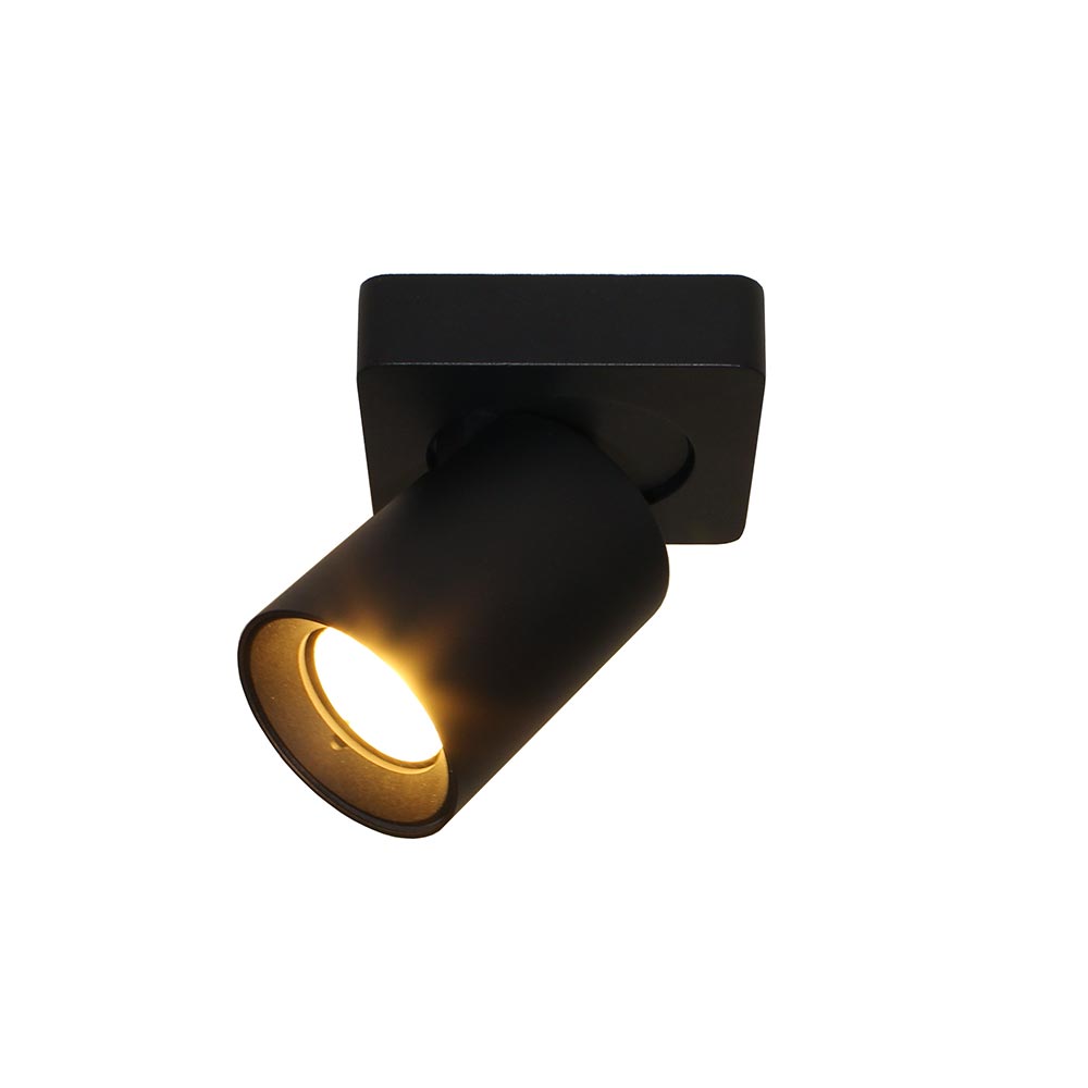 Aufbauspot Megano GU10 1-flammig – dimmbar