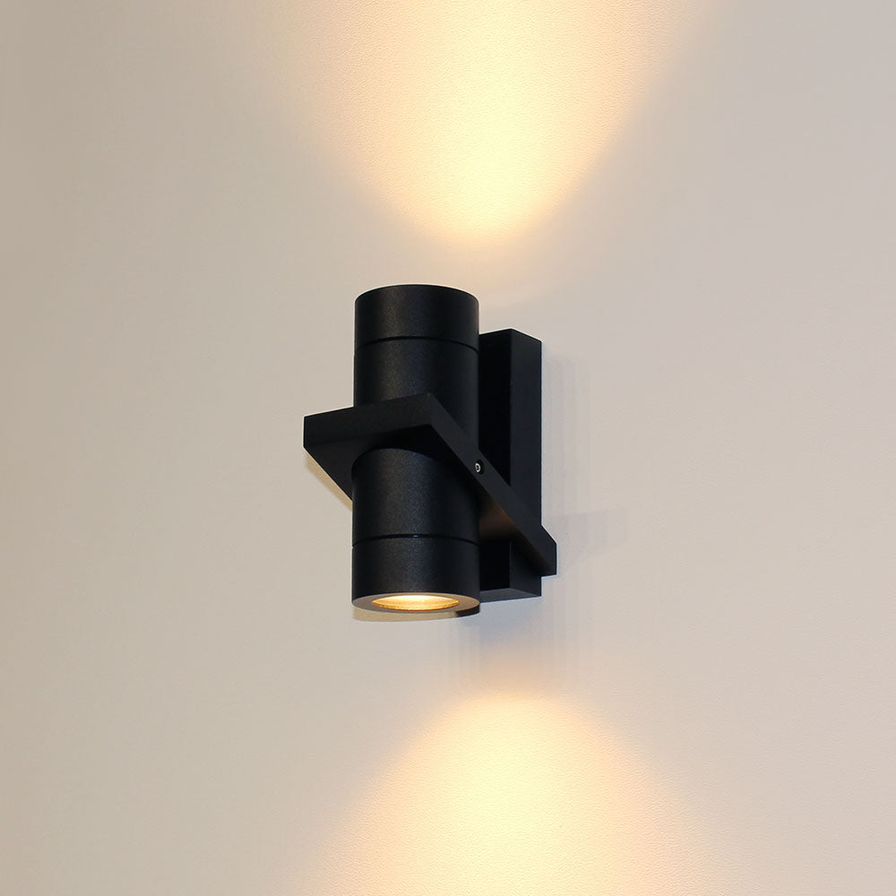 Wandleuchte Double GU10 2-flammig IP54 – Up & Down, dimmbar, innen & außen