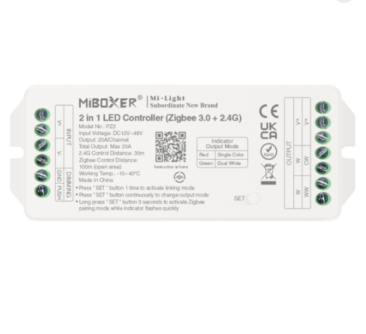 Zigbee LED-Controller PZ2 – Einfarbig & Dual-White