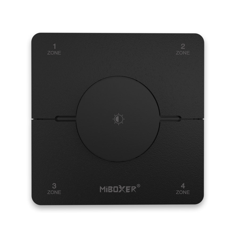 Wanddimmer K0S – Dual-Weiß (Schwarz)
