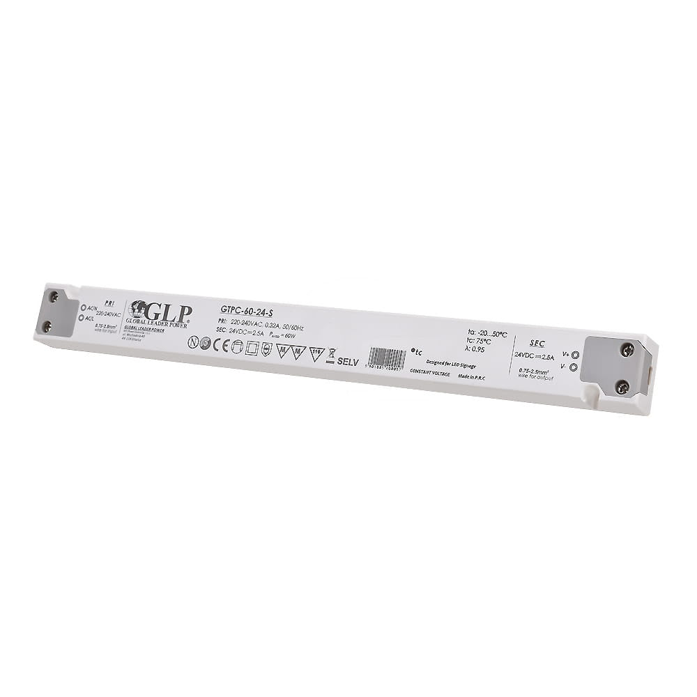 LED Netzteil 24V 60W 2,5A – IP20 slim