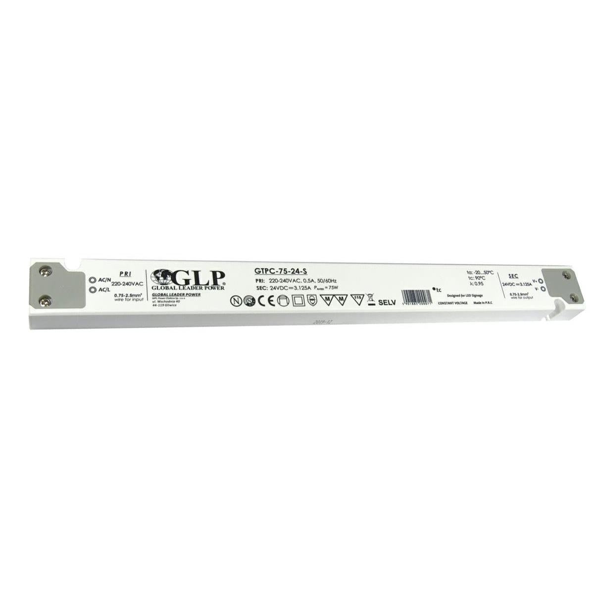 LED Netzteil 24V 75W 3,125A – IP20 slim