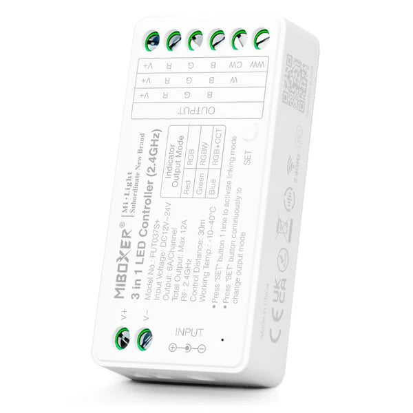 Funk-LED-Controller 3-in-1 – RGB / RGBW / RGBCCT