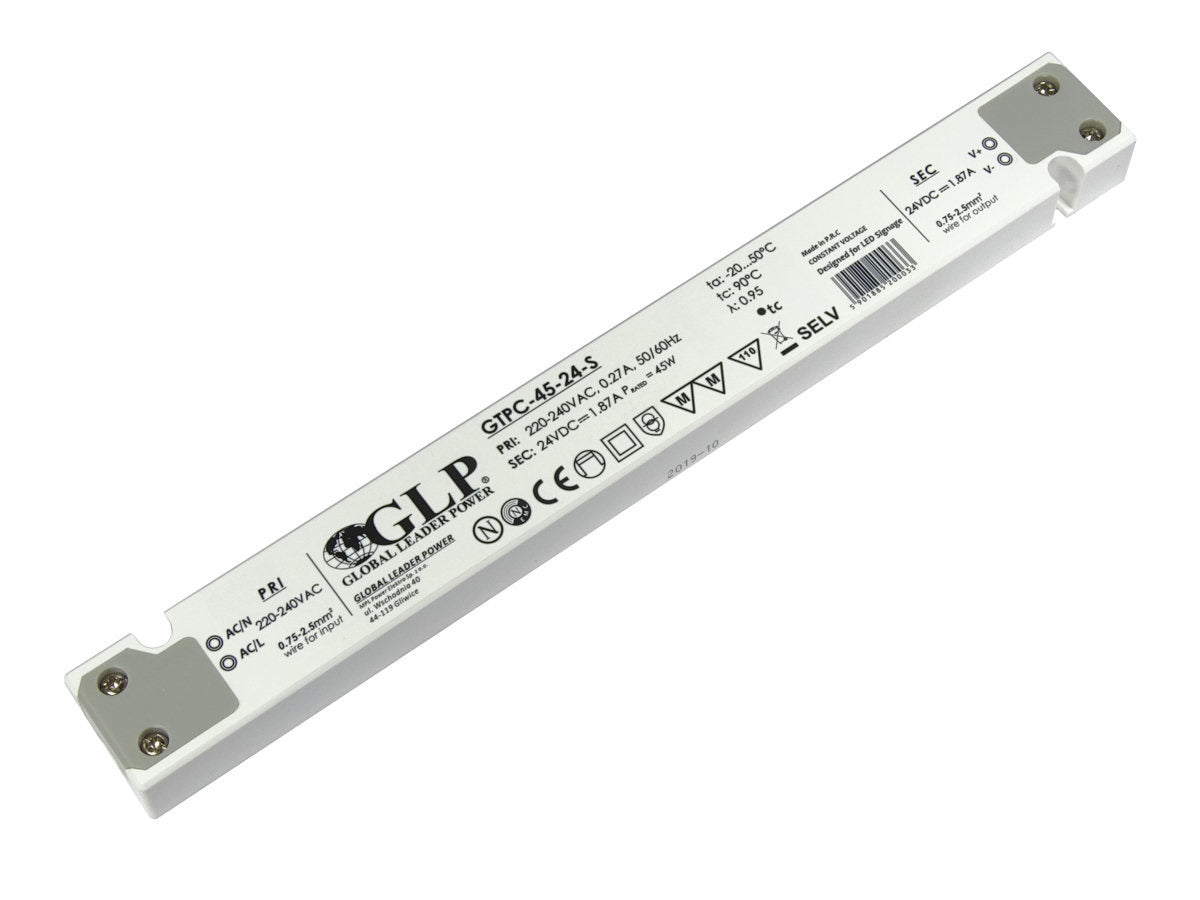 LED Netzteil 24V 45W 1,87A – IP20 kompakt