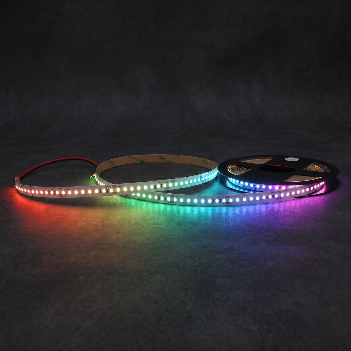 LED Streifen 24V RGB 5050 14,4W/m IP20 – 50m XXL, 60 LED/m, 10mm