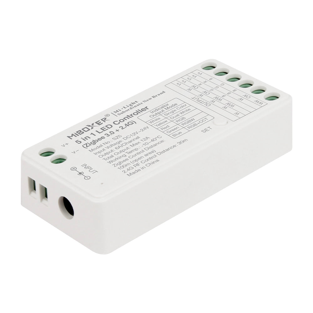 MiBoxer SZ5 Zigbee-LED-Controller 5-in-1 – Ansicht von oben