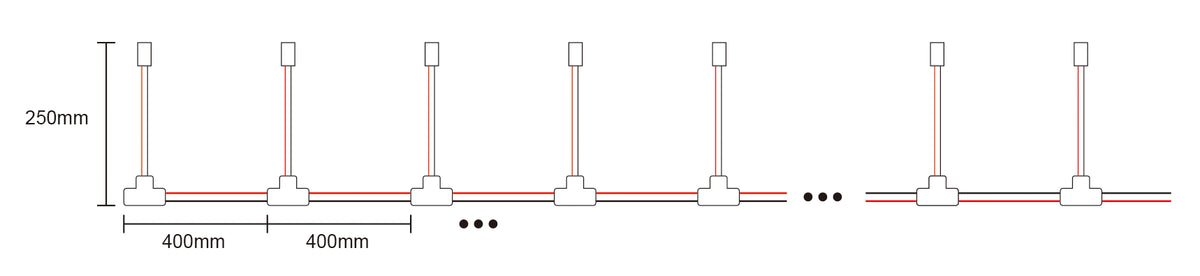 MiBoxer BS-TL T-Kabel für Treppenlicht BS64 – Abzweig je Stufe – Bild 2