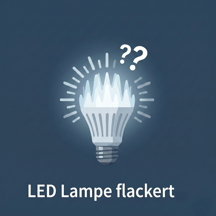 Hilfe, meine LED-Lampe flackert! Ursachen und einfache Lösungen