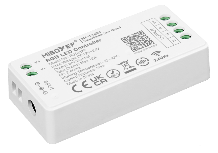 MiBoxer FUT037S Funk-LED-Controller RGB – 2,4 GHz, 12–24 V, 12 A – Bild 2
