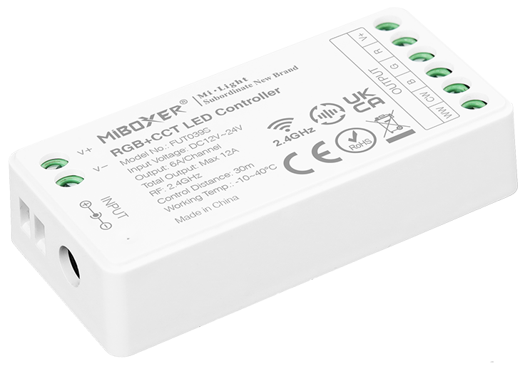 MiBoxer FUT039S Funk-LED-Controller RGB+CCT – 2,4 GHz, 12–24 V, 12 A – Bild 2
