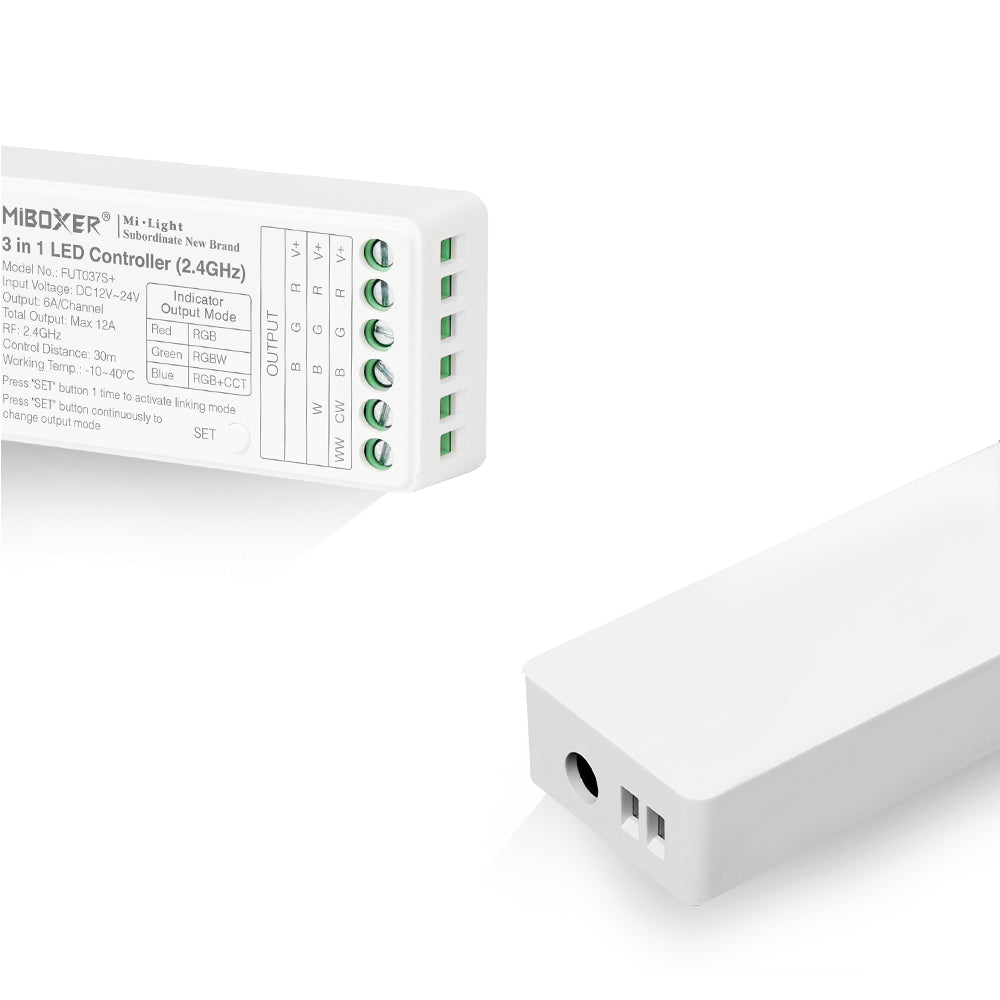 MiBoxer FUT037S+ Funk-LED-Controller 3-in-1 (RGB, RGBW, RGB+CCT) – Detailansicht