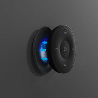 MiBoxer K2S-B Mini-Funkfernbedienung CCT in Schwarz – an der Wand am Magnethalter
