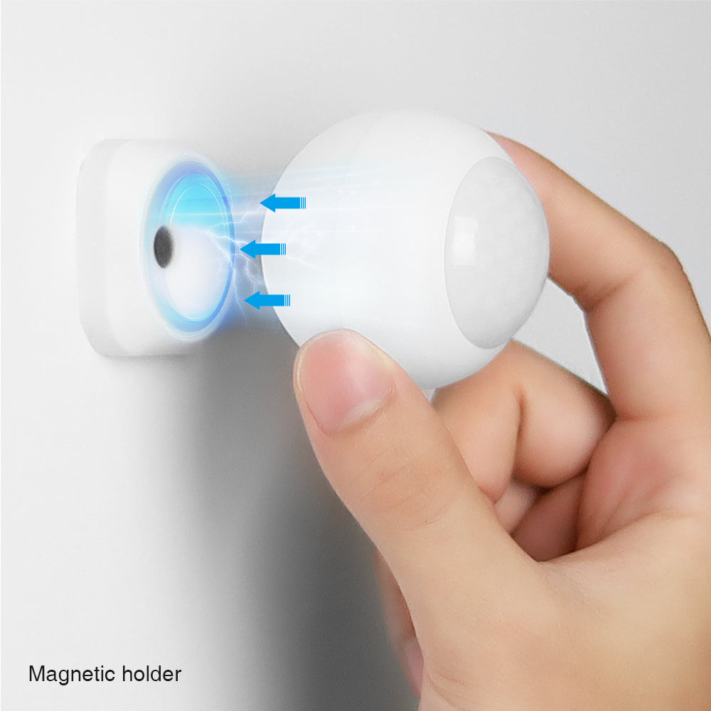 MiBoxer PIR1-ZB Zigbee-Bewegungsmelder – Montage am magnetischen Halter