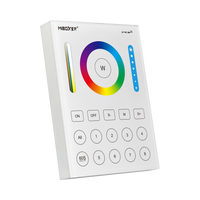 MiBoxer B8 Wand-Funkfernbedienung 8 Zonen, RGB+CCT in Weiß – Vorderansicht