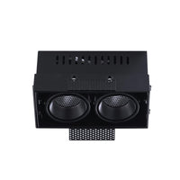 Einbauspot TROFA 2-flammig trimless | GU10 | Aluminium 2