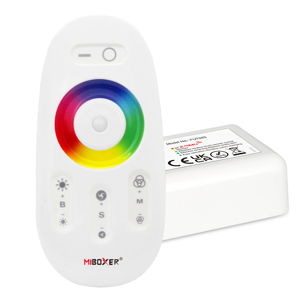 MiBoxer FUT025 RGB-LED-Controller-Set mit Touch-Fernbedienung