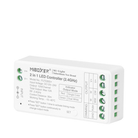 MiBoxer FUT035S+ Funk-LED-Controller 2-in-1, Einfarbig & Dual-White – Draufsicht mit Typenschild