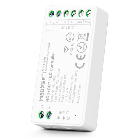 MiBoxer FUT039S Funk-LED-Controller RGB+CCT – 2,4 GHz, 12–24 V, 12 A – Bild 1