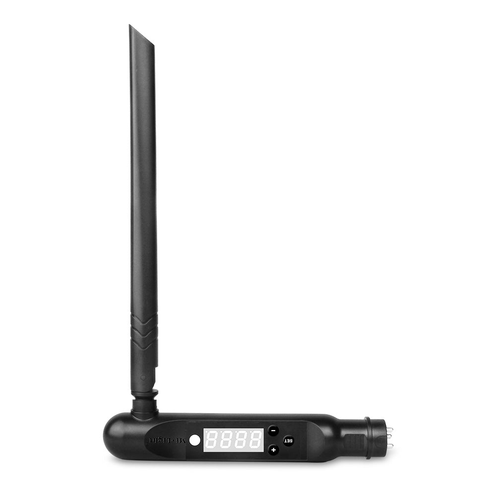 MiBoxer FUTD01 DMX512-Funksender – Seitenansicht mit senkrechter Antenne