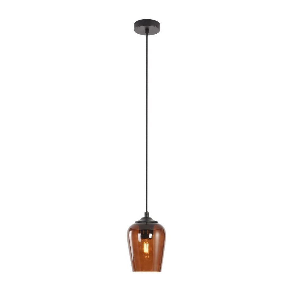 Pendelleuchte Tombo-12,5 E27 – Braun