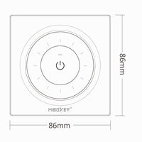 MiBoxer K3 – Maßzeichnung mit Abmessungen