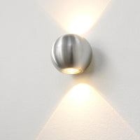 Wandleuchte Denver LED IP54 – Up & Down, Ø10 cm, 2700K, dimmbar, innen & außen 2