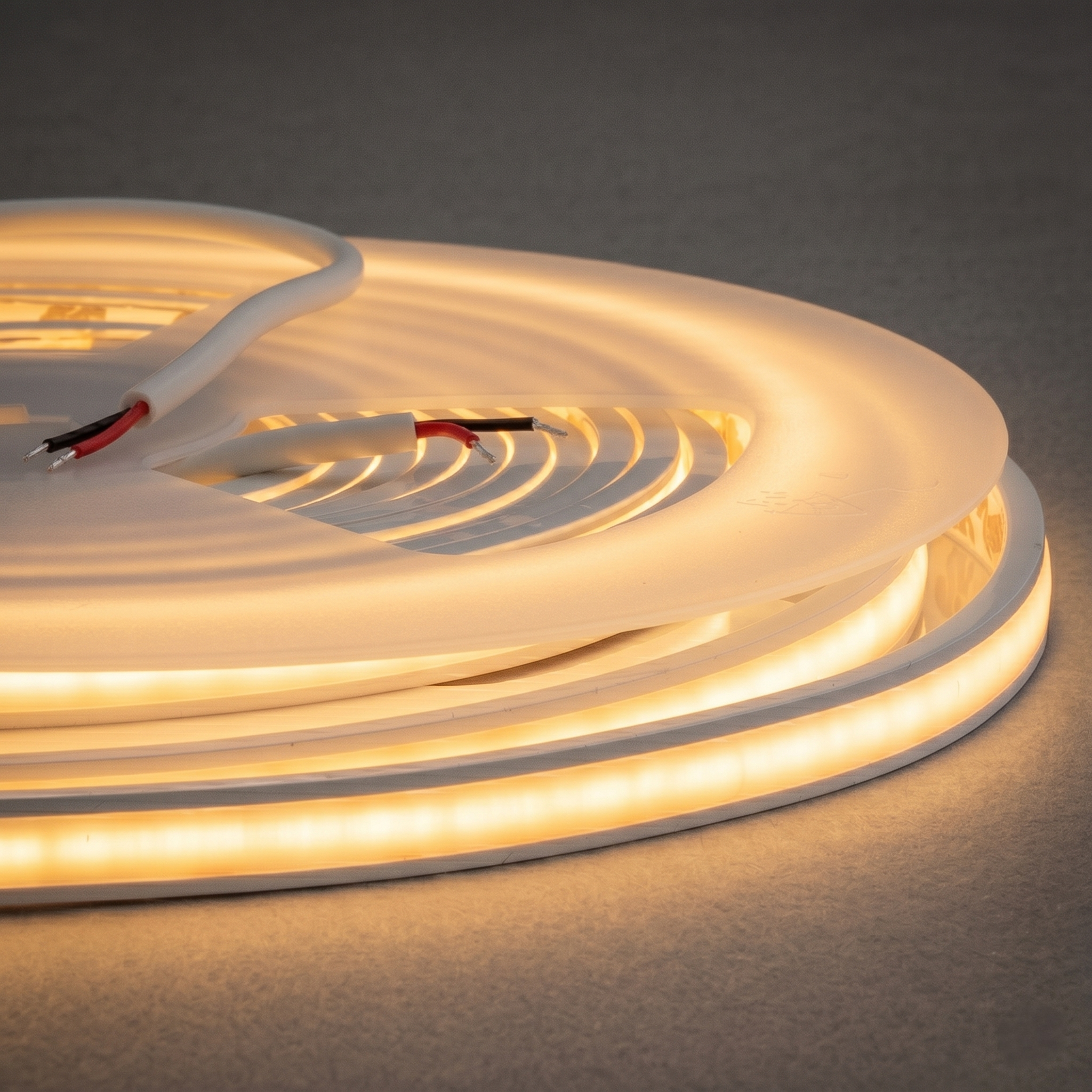 LED Streifen 24V COB 10W/m 3000K IP67 – 5m wasserdicht, 480 LED/m, 10mm, CRI>90