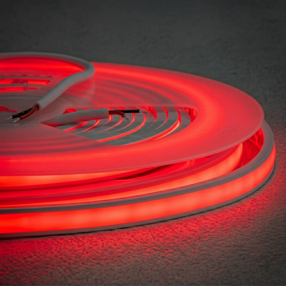 LED Streifen 24V COB 10W/m Rot IP67 – 5m wasserdicht, 480 LED/m, 10mm
