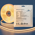 MetroLicht COB LED Streifen 24V | 10m Rolle | Warmweiß 3000K | Free Cut | 12 W/m | 1200 lm/m