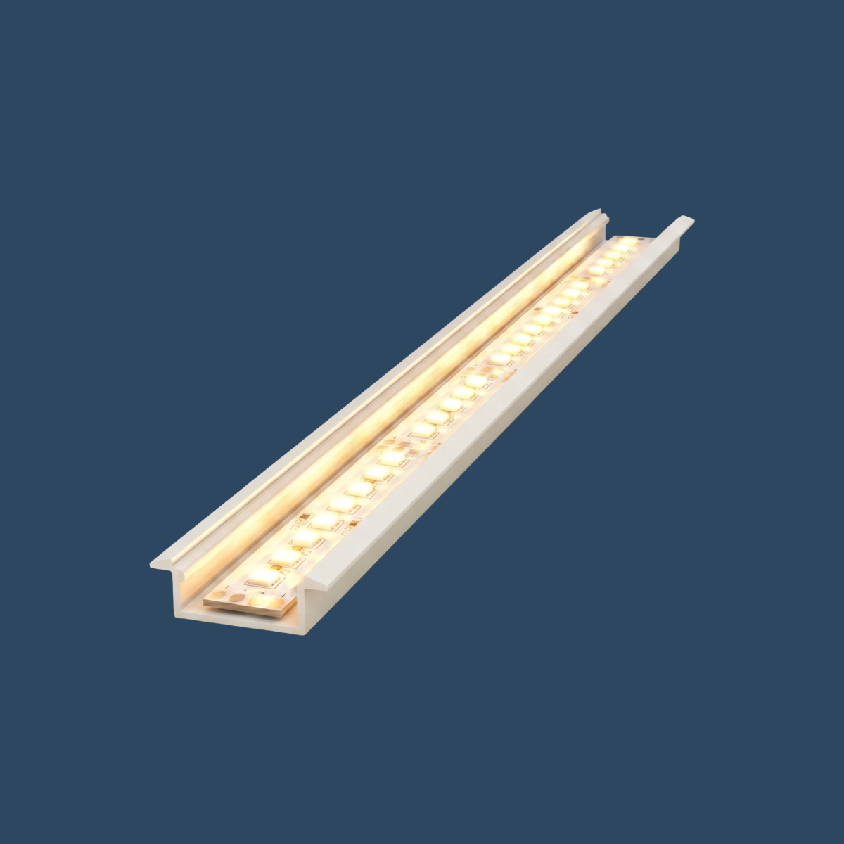 LED Einbauprofil "Hamburg" | Ultraflat & Wings | für Streifen bis 13mm