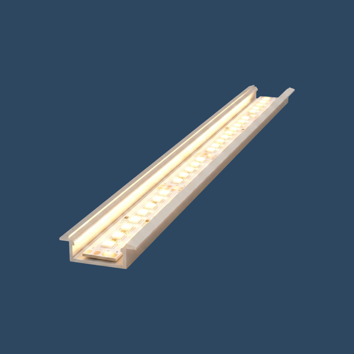 LED Einbauprofil "Hamburg" | Ultraflat & Wings | für Streifen bis 13mm