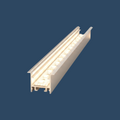 LED Einbauprofil "Florenz" | Narrow & Wings | für Streifen bis 13mm