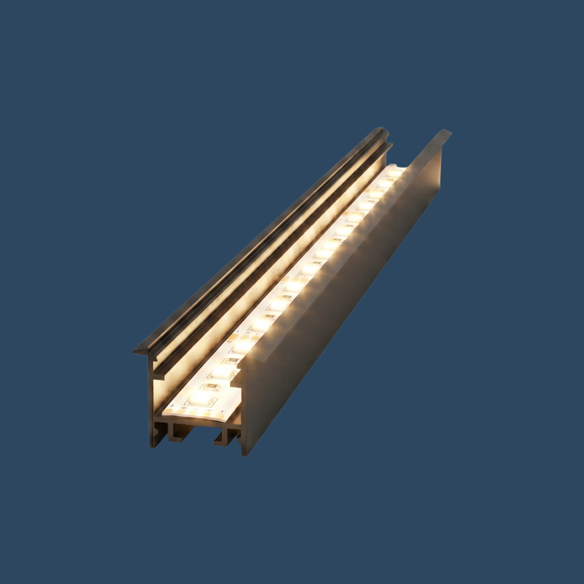 LED Einbauprofil "Florenz" | Narrow & Wings | für Streifen bis 13mm