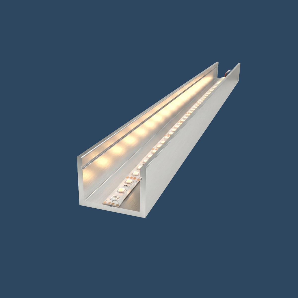LED Aufbauprofil "Barcelona" | Ultraslim | für Streifen bis 8mm