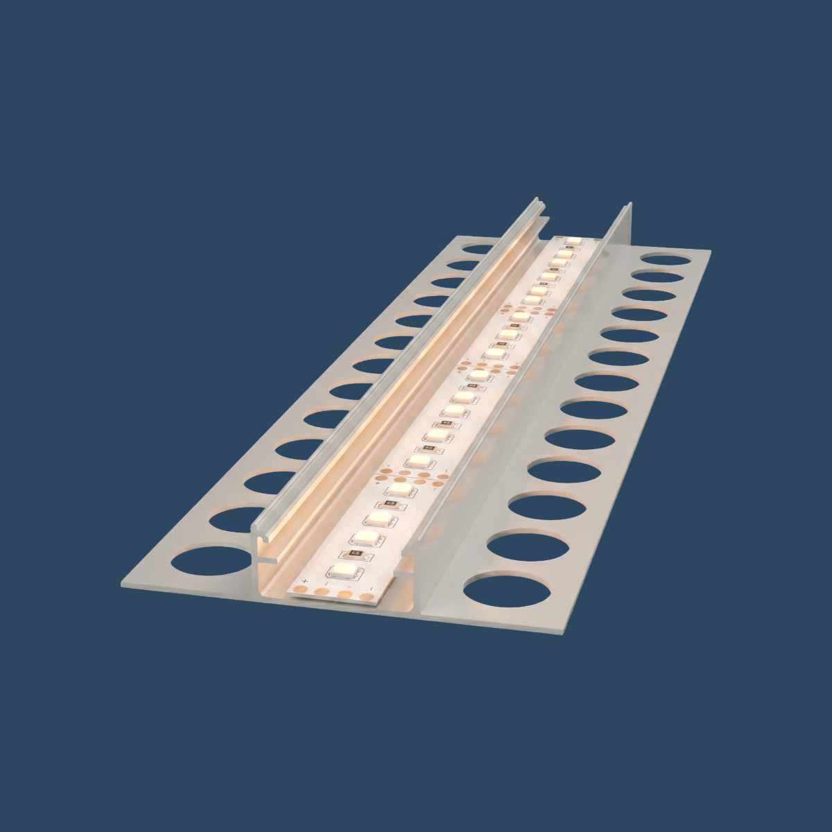 LED Fliesenprofil "Palermo" | Narrow | für Streifen bis 16mm