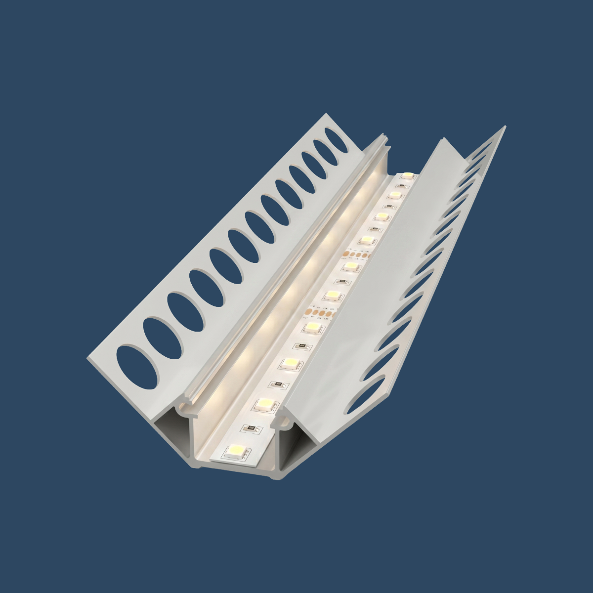 LED Fliesen-Eckprofil "Verona" | Narrow | für Streifen bis 15mm