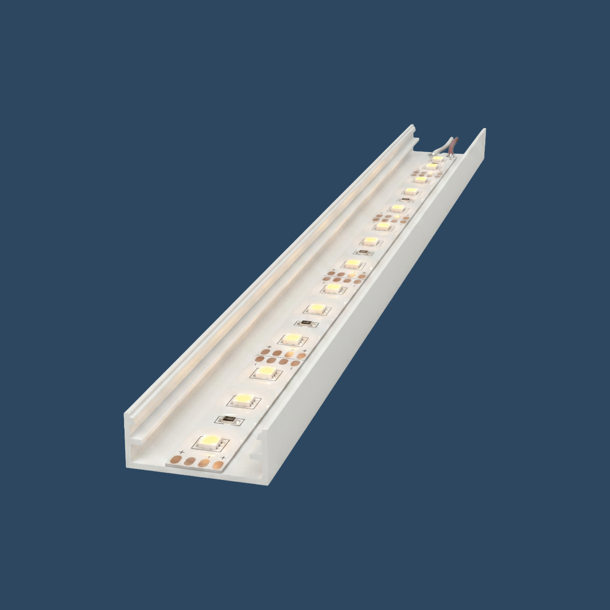 LED Aufbauprofil "Madrid" | Ultraflat | für Streifen bis 16mm