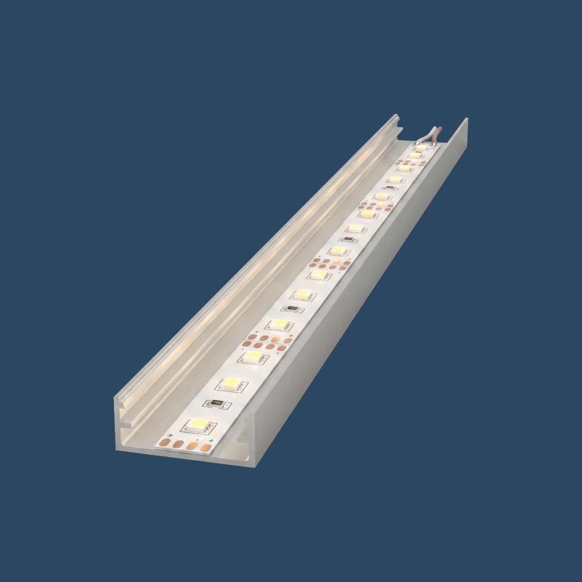 LED Aufbauprofil "Madrid" | Ultraflat | für Streifen bis 16mm