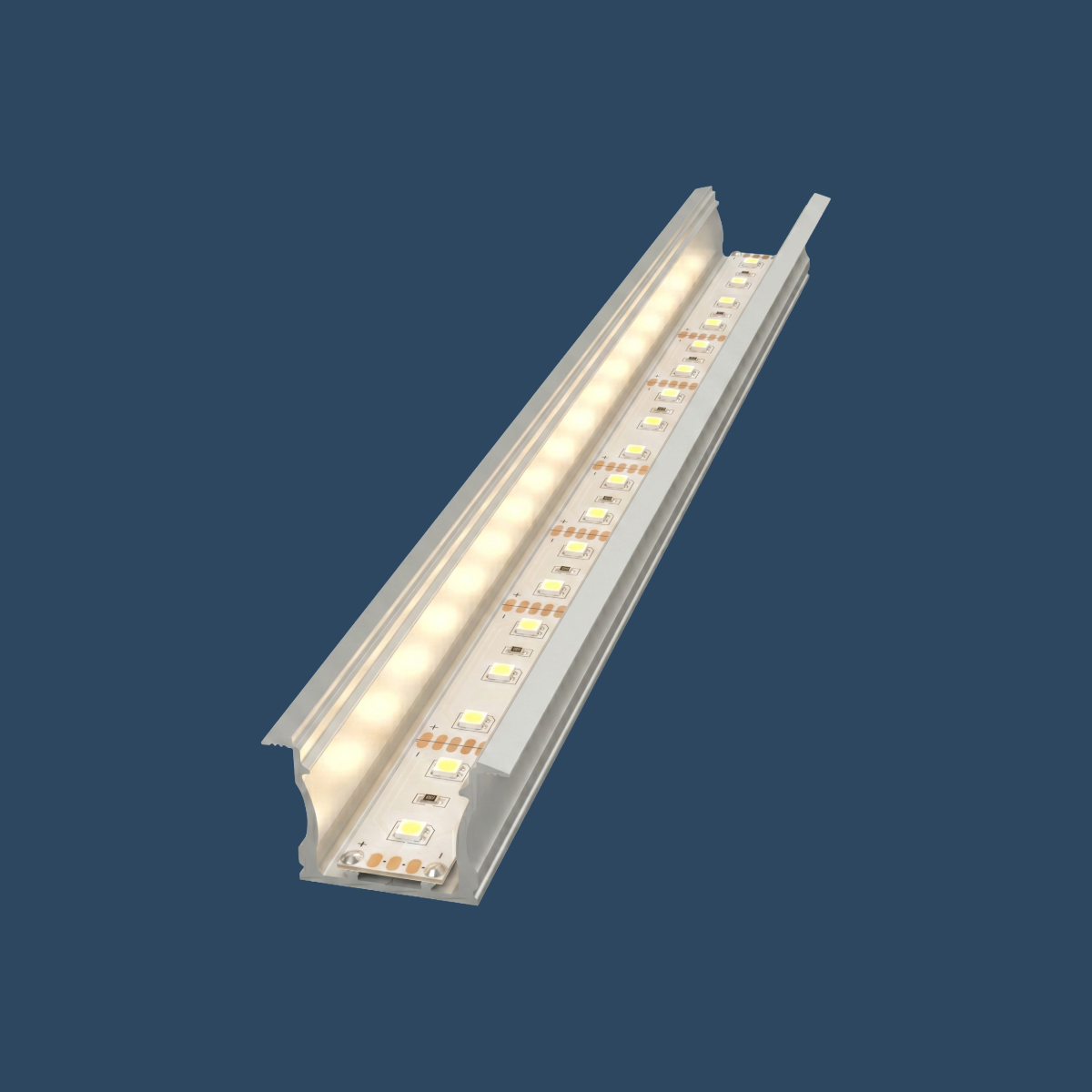 LED Einbauprofil "Innsbruck" | Narrow & Wings | für Streifen bis 12mm
