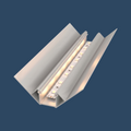 LED Trockenbauprofil "Oslo" | Narrow & Seamless | für Streifen bis 16mm
