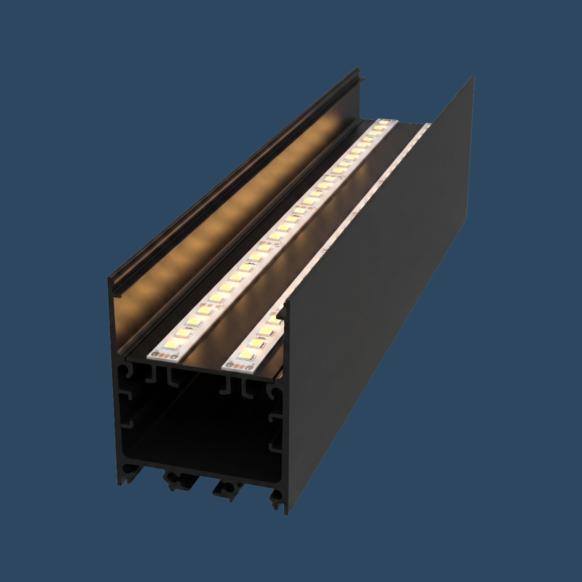 LED Leuchtenprofil "Singapur" | XXL Extrawide | für Streifen bis 32mm