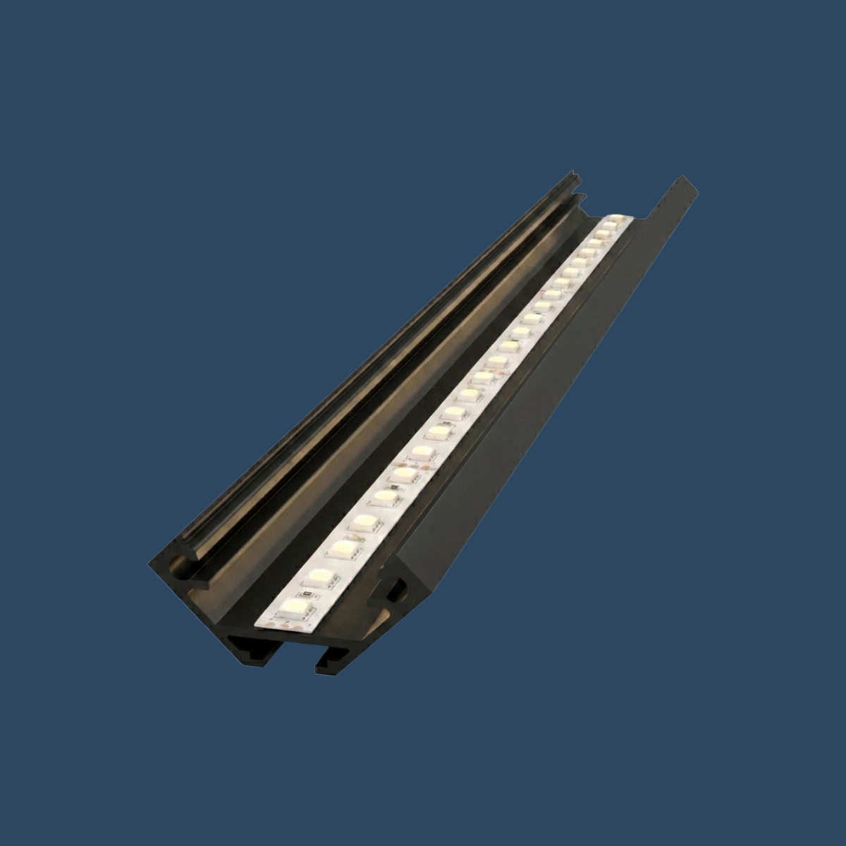 LED Eckprofil "Zürich" | Kabelkanal-Integration | für Streifen bis 14mm