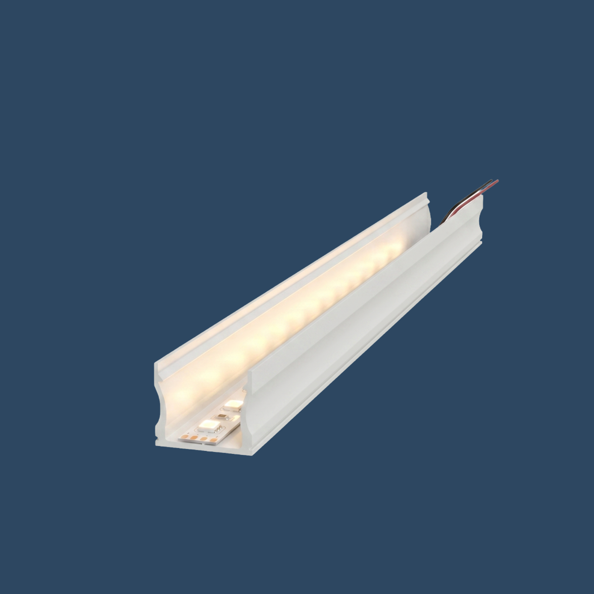 LED Aufbauprofil "Salzburg" | Narrow & Slim | für Streifen bis 12mm