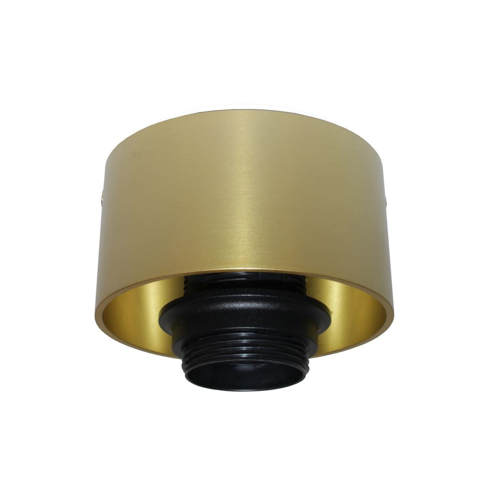 Deckenbaldachin Rosario Ø10,5 cm Mattgold