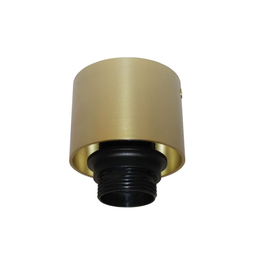 Deckenbaldachin Rosario Ø8 cm Mattgold