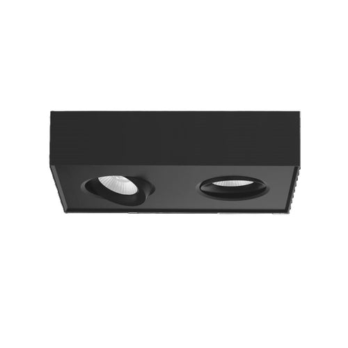 Deckenleuchte Brooklyn 2-flammig Dim-to-Warm Schwarz