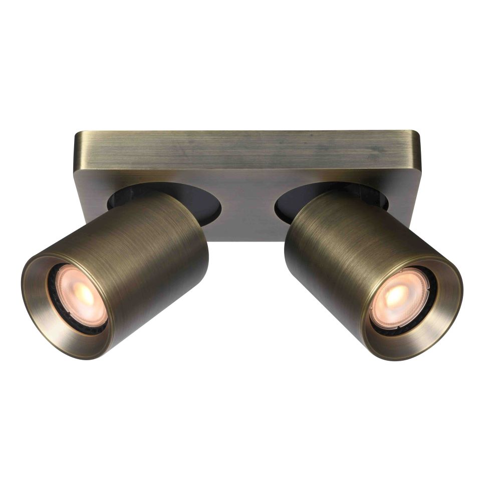 Aufbauspot Megano 2-flammig in Antikbronze