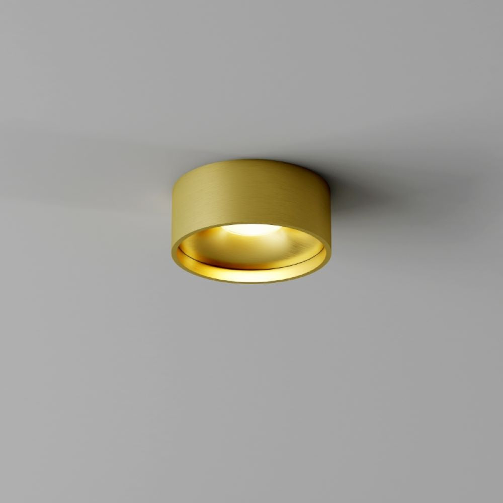 Deckenleuchte Oran in Gold gebürstet